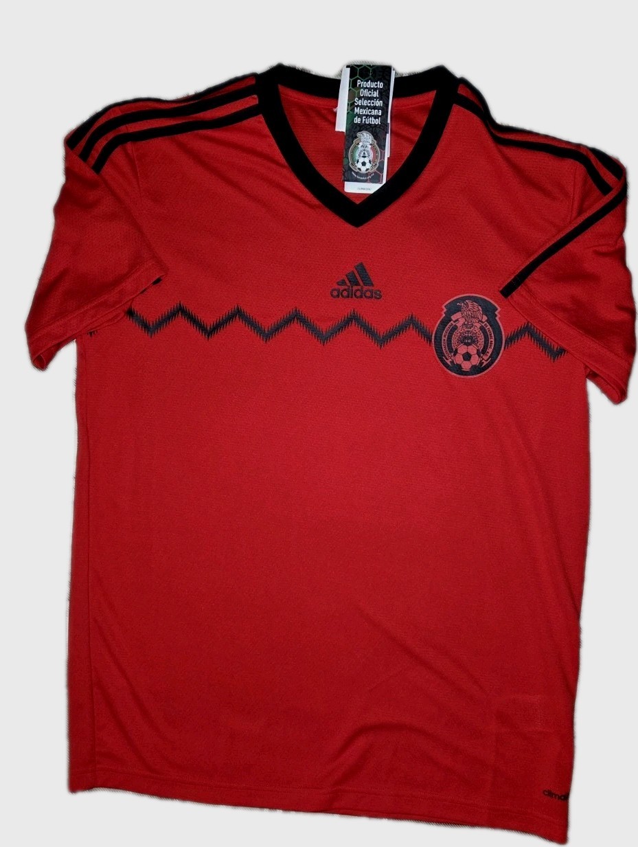 Vintage Adidas Mexico Away Jersey WC 2018 Size Medium Men's