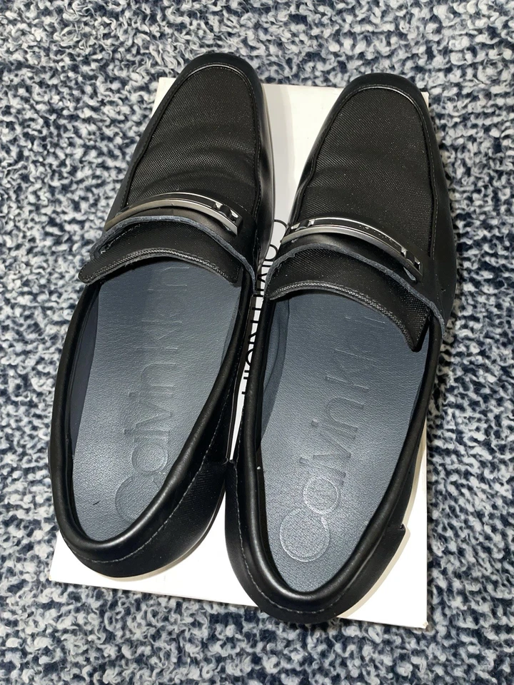 Calvin Klein 一脚蹬乐福鞋 10 码 黑色 — 第 4/4 张图片