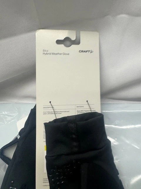 Guantes de ciclismo artesanal dedo completo-plateados/negros-talla pequeña Foto 3 de 4