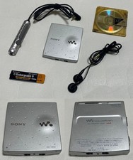 SONY MZ-E909 MD Walkman Compact Portable Minidisc Player MDLP Silver Japan