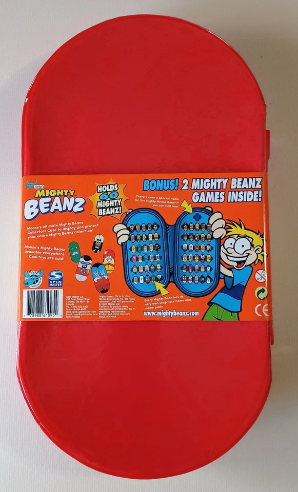 RARE VINTAGE BRAND NEW 2003 MIGHTY BEANZ SERIES 1 OFFICIAL RED COLLECTOR’S CASE - Image 2 of 4