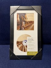 Studio Decor Standard CD Frame Display Case Black Frame 6.5" x 12" Real Glass