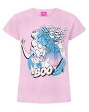 Disney Pink Cinderella Short Sleeved T-Shirt Girls