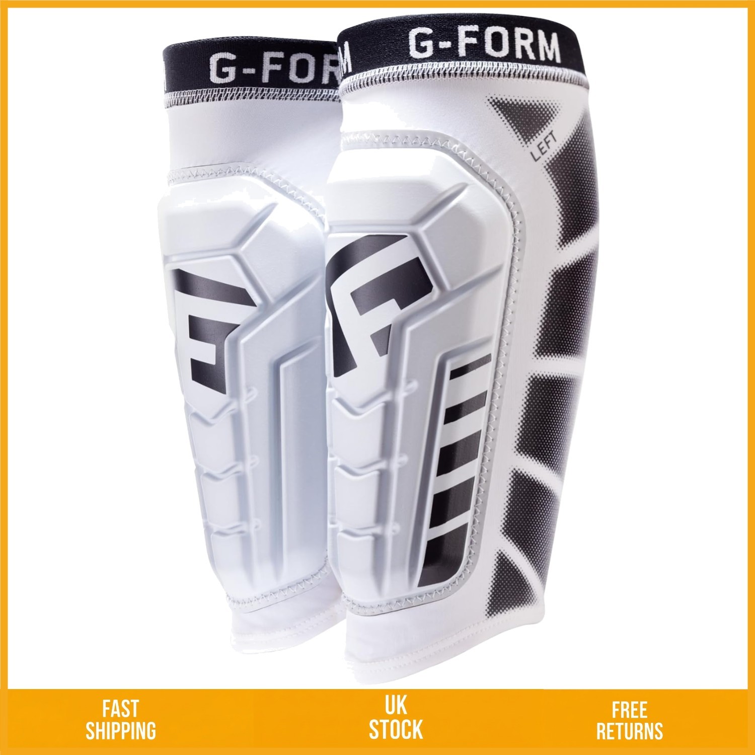 Flexible Protective Football Shin Guard Sleeves Compression Guards 1 Pair