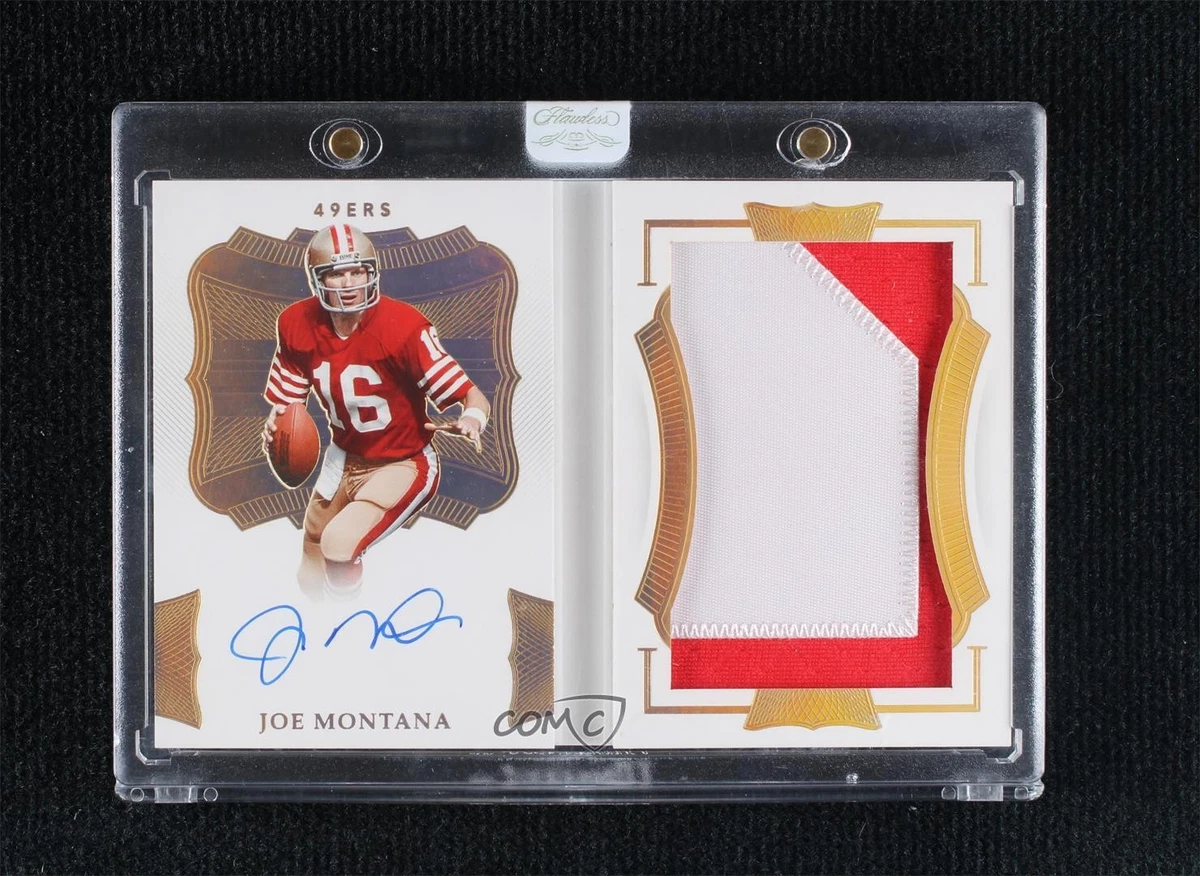 Panini Joe Montana Football Original Autographed Sports Trading