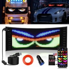 Double Row Devil Eyes Light for Car, 10.6''x4.7'' Flexible 5V/2A 10.6"x4.7"
