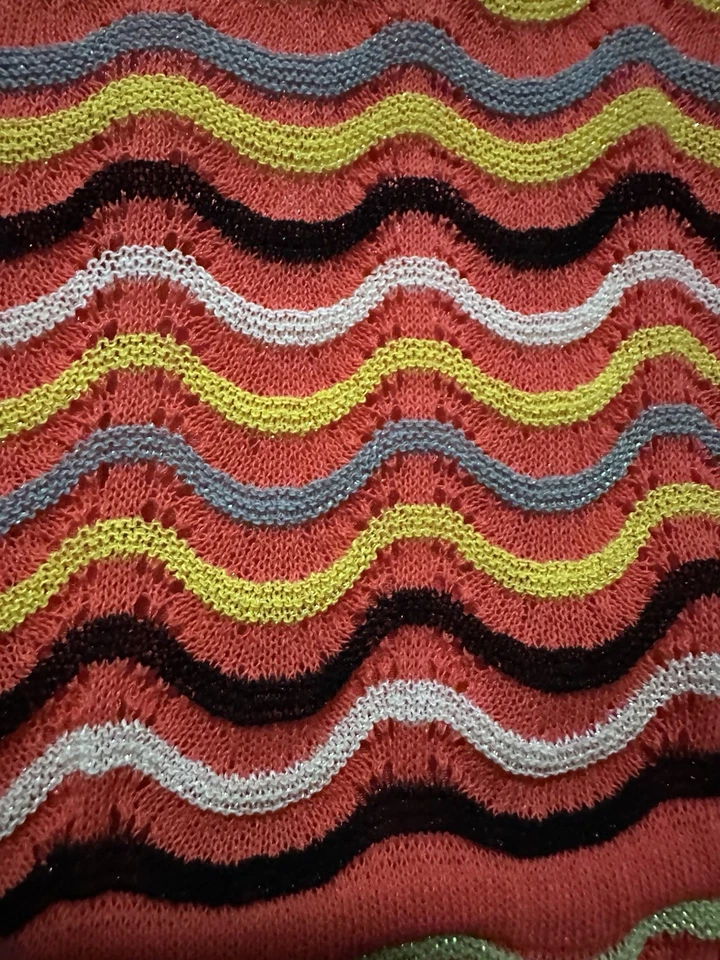 Missoni Women's Knit Dress Short Sleeve Size 40 - Image 4 of 4