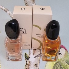 GIORGIO ARMANI SI INTENSE &  EAU DE PARFUM PERFUME 7ML MINIS 2 in set