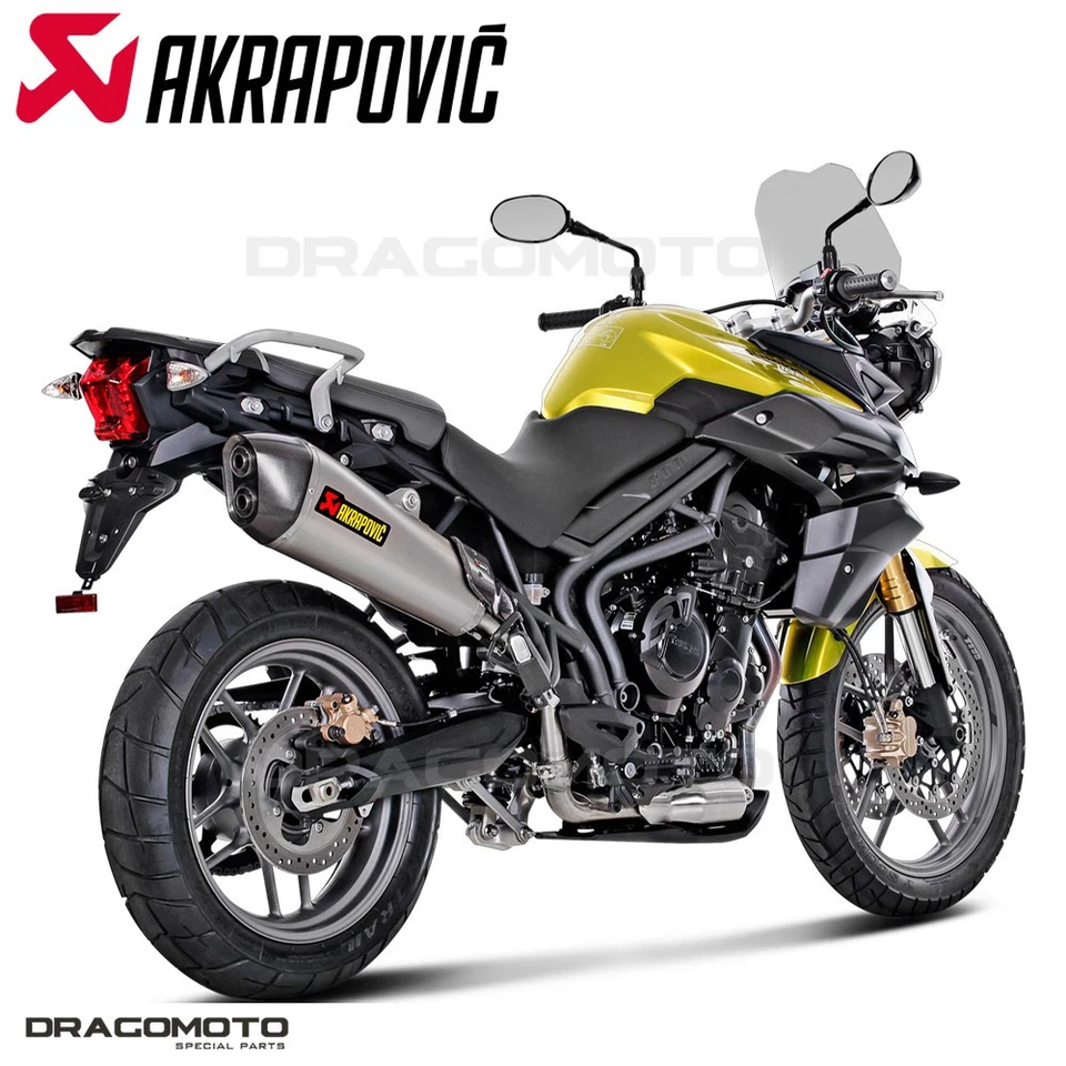 Exhaust TRIUMPH TIGER 800 XRT ABS 2015-2016 AKRAPOVIC Titanium S-T800SO1-HZAAT - Image 3 of 4