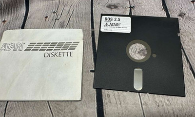 ATARI DOS 2.5 DX 5075 FLOPPY COMPUTER 5.25'' DISK 1985