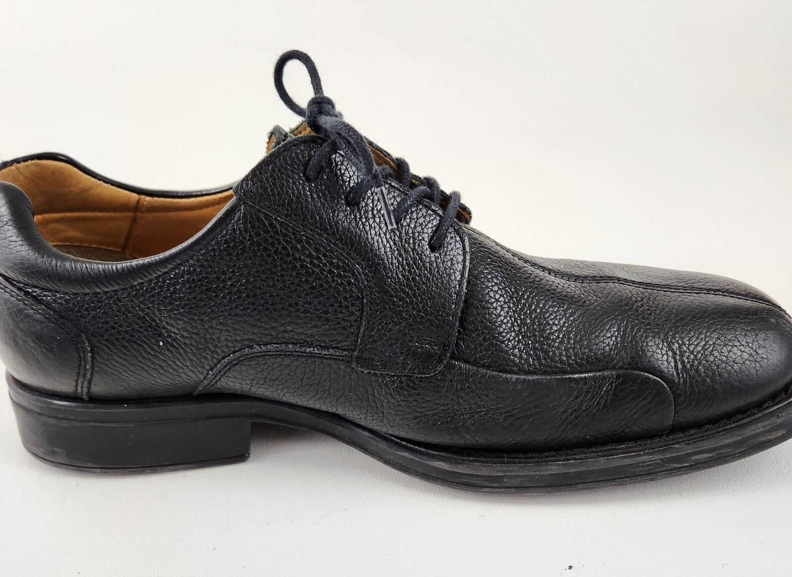 SAOLA Scarpe eleganti Studio Belvedere Bay Bridge da uomo taglia US 9 5 M in pelle nera