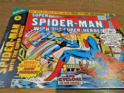 Marvel Date 29//05//1976 No 172 SUPER SPIDER-MAN with the SUPER-HEROES Comic