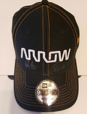 Indy 2021 Arrow autographed Team Hat Patricio O'Ward & Oliver Askew New Era