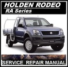 <!--F#f_0-->HOLDEN RA RODEO FACTORY WORKSHOP MANUAL CD<!--F/-->