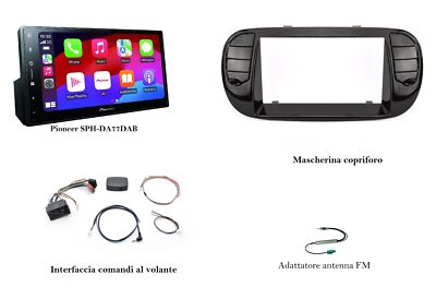 Leser Multimedia Pioneer für Abart 500 Serie 08-16 Apple Car Play / Andro