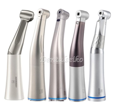 Dental 1:1 Winkelstück Licht LED Contra Angle Handstück Inner Water Spray Blau