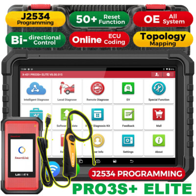 2026 LAUNCH X431 PRO3S V+ ELITE Pro5 Truck Car Diagnostic Tool J2534 Programming