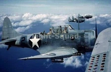 WW2 Picture Photo 1942 SBD Dauntless dive-bombers in flight 1651