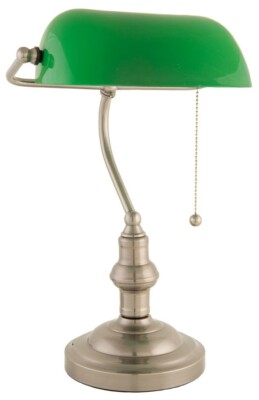 Tiffany Bürolampe Schreibtischlampel grün 27 x 40 cm E27 Max. 60W Clayre & Eef 5
