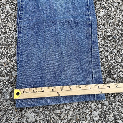 VTG Orvis Swamper Jeans Mens 36x30 (34x30) Blue Denim 85XR Grunge Work Outdoor - Picture 12 of 18