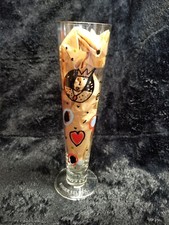 Bicchiere birra alto decorativo vintage Roger Selden per Ritzenhoff Pilsner