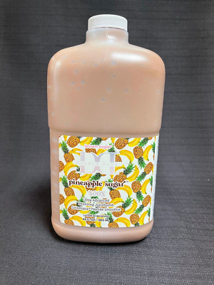 DOUBLE DARK PINEAPPLE SUGAR 400X 64OZ. HALF GALLON W/PUMP TAN INC
