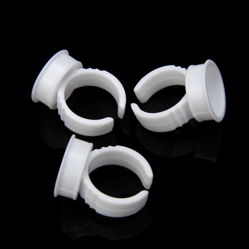 300x Pigment Rings Tattoo Ink Cup Makeup Ring Glue Holder Permanent Microblading - Picture 6 of 9