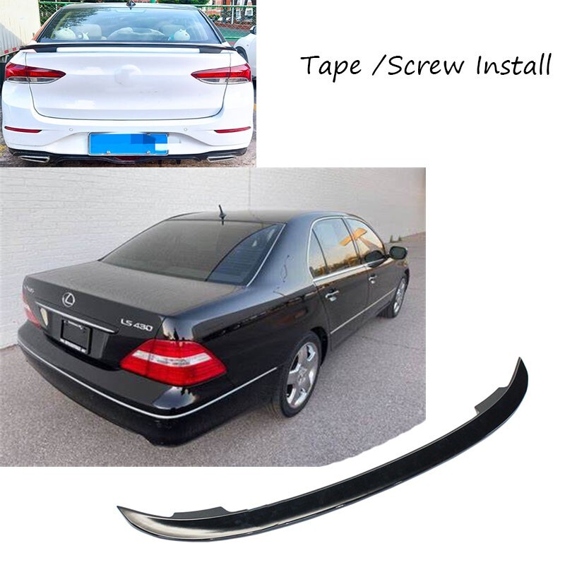 Universal Rear Trunk Lip Racing Spoiler Wing Fit For LEXUS LS430 2001