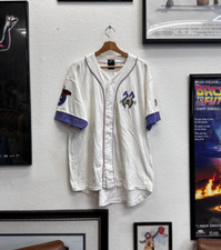 Vintage 90s Nike Jordan Baseball Jersey Shirt Embroidered Size M