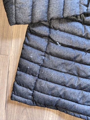 Superdry Mens Hooded Double Zip Tweed Fuji Jacket Charcoal Size XL NEW DEFECTS - 第 9/10 張圖片