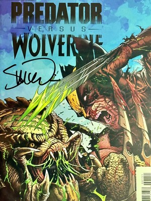 Predator Vs Wolverine #1 CGC SS 9.8 Signed By Steve McNiven Only 5