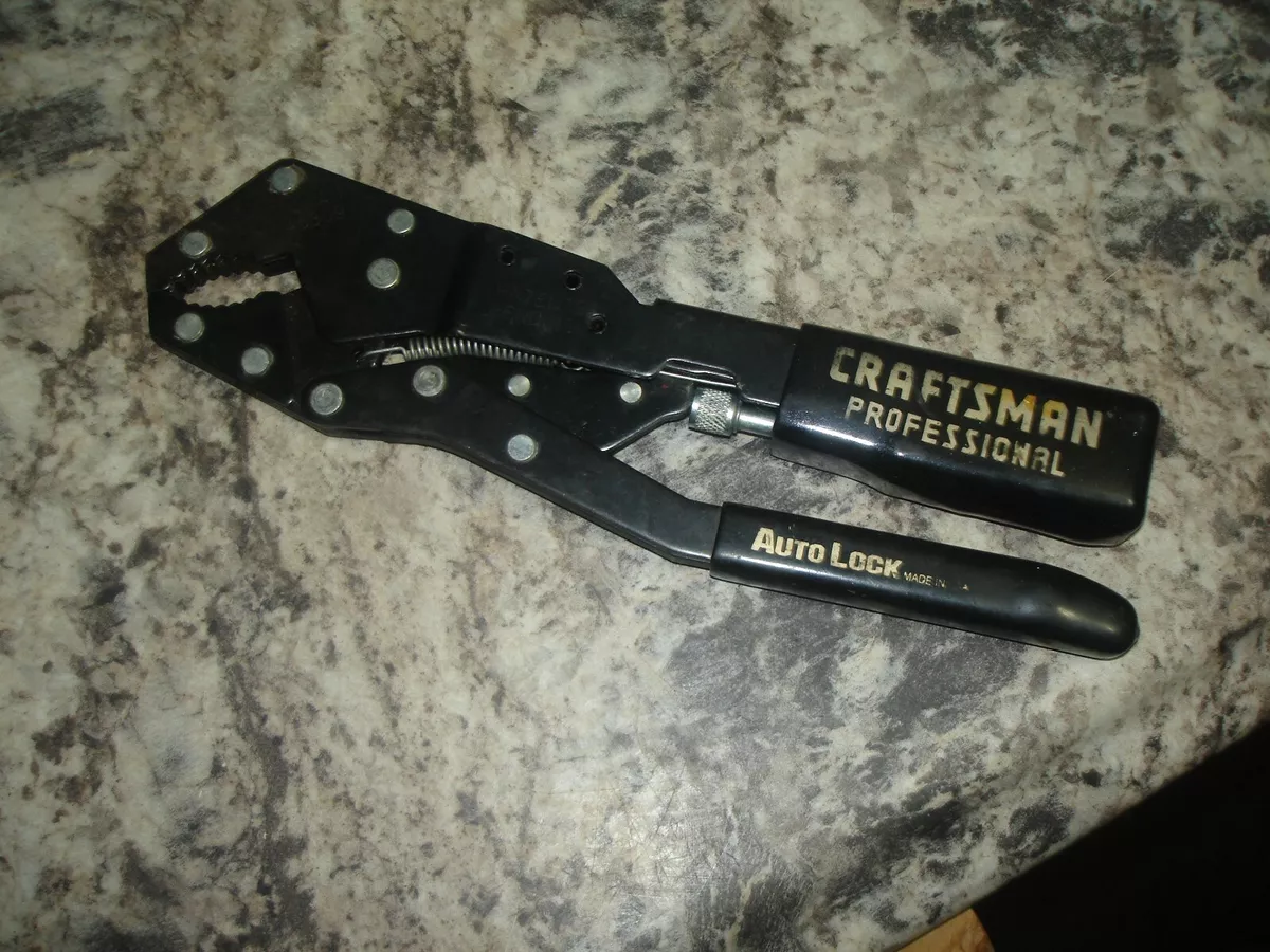 Craftsman Professional Auto Lock Vise Grip Pliers No. 45309 USA Made bin 940