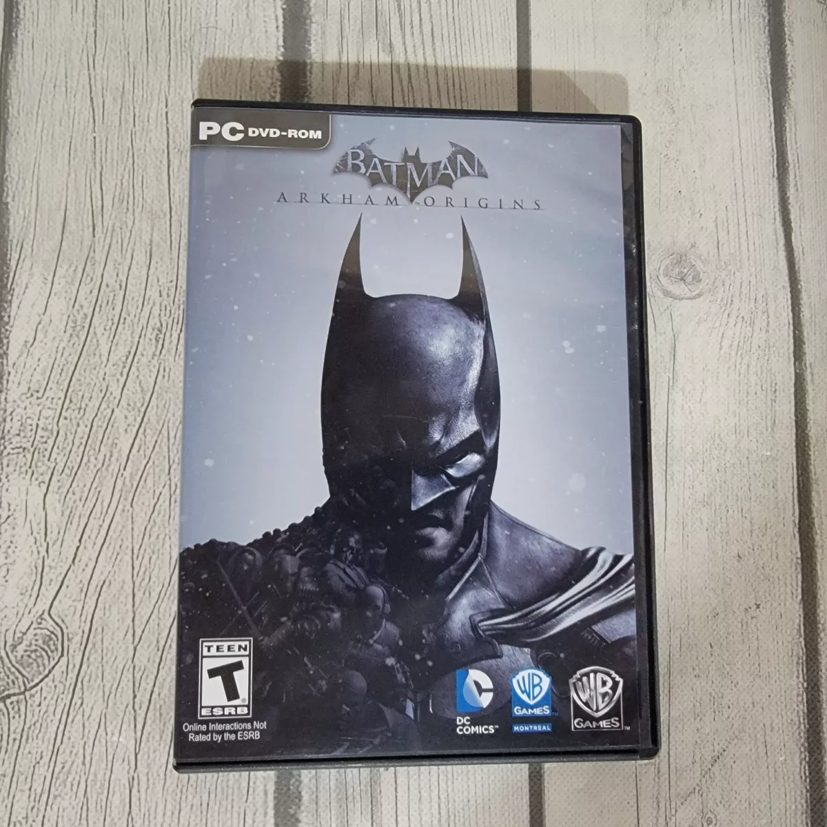 Jogo Pc Dvd Batman Arkham Origins Mídia Física Lacrado 4550