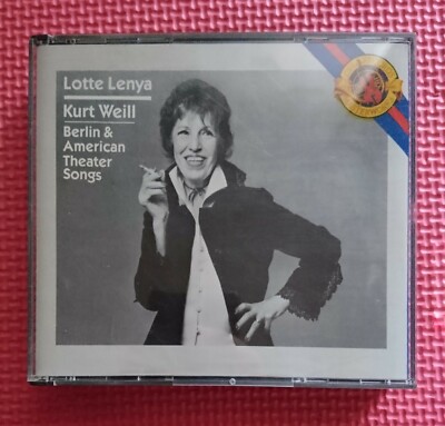 Lotte Lenya / Kurt Weill    Berlin & American Theater Songs - CD CBS, 1988