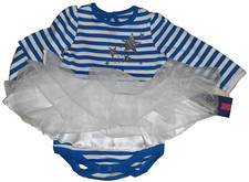 Baby Mädchen Kleid Jersey mit Tüllröckchen...