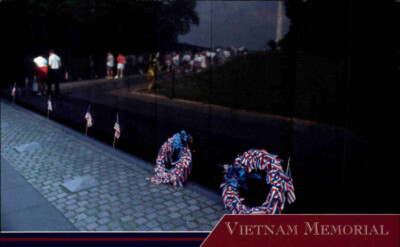 Postcard Amerika USA Postkarte WASHINGTON D.C. Vietnam Memorial Ansichtskarte