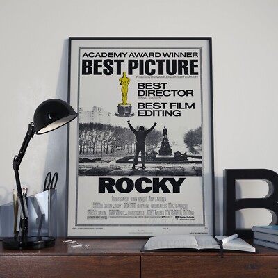 Vintage Rocky Boxing Movie Film Poster Print Picture A3 A4