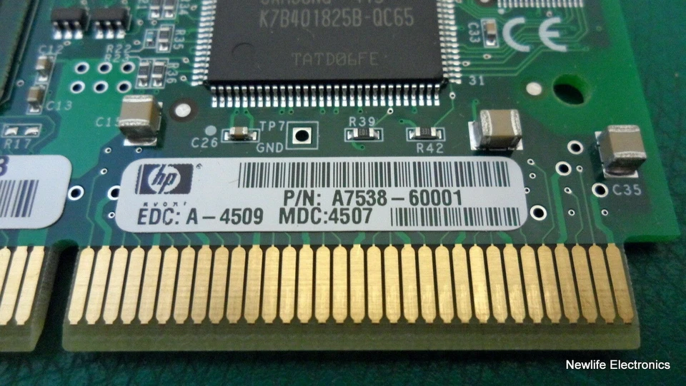 HP A7538-69001 2GB 64-bit/133MHz PCI-X Fibre Channel HBA A7538-60001 A7538A - Image 3 of 4