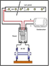 1 x Brückengleichrichter Panel für Wagen Beleuchtung. E720- AUKTION !!