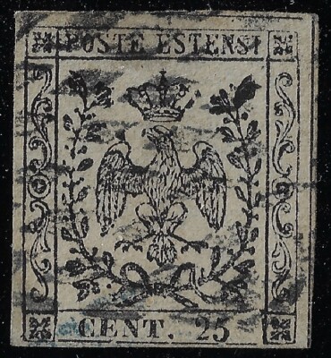 1852 ASI Modena and Reggio 25c light suede Saxon 4 used