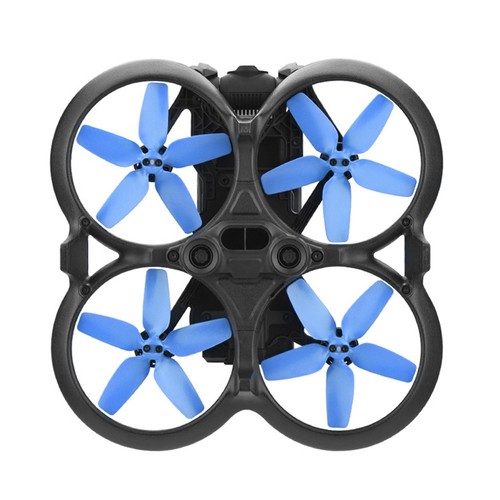 (Blue)4Pcs Drone Propellers Durable PC Well Balanced Light Weight High Stab LVE