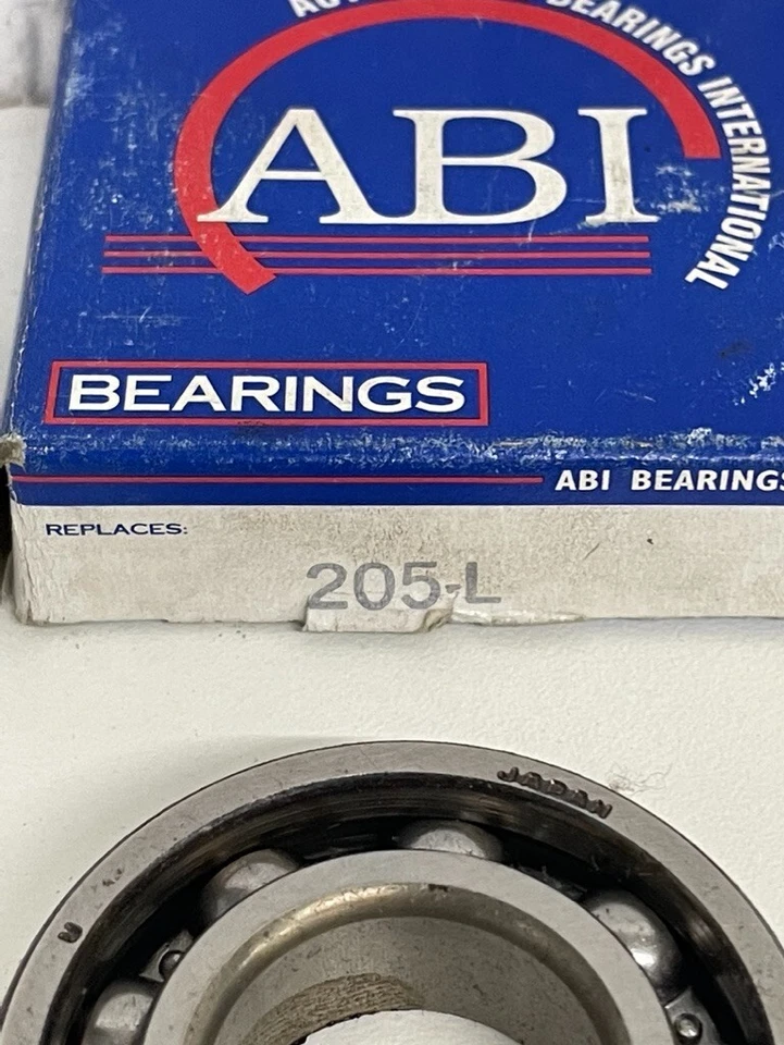 Cojinete del eje de entrada de la transmisión manual de la marca ABI 205L xref. Nacional # 205-L Foto 2 de 4