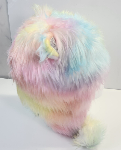 Childrens Place Girls L - XL 8+ Rainbow Tie Dye Cat Sherpa-Lined Pompoms Glitter - Picture 5 of 11