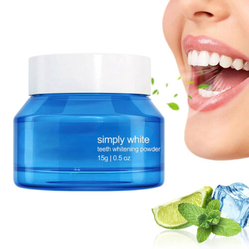 Teeth Whitening Powder Oral Hygiene Brightening Powder Stains Plaque Remover