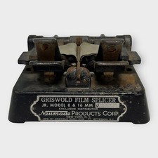 Griswold Film Splicer Jr Model 8mm 16mm Neumade Vintage Metal HEAVY