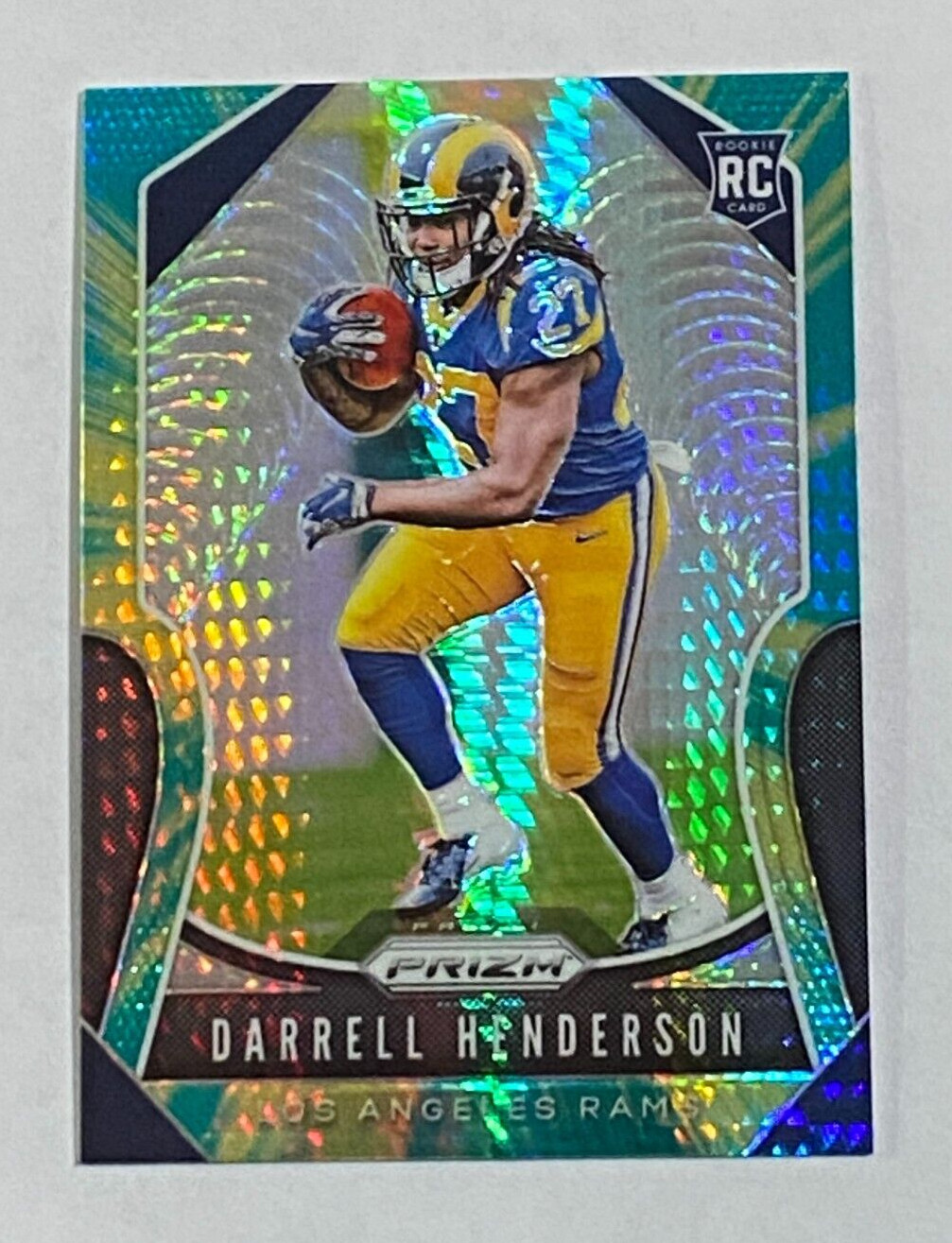 2019 Panini Prizm Hyper #330 Rookie Darrell Henderson Los Angeles Rams /175