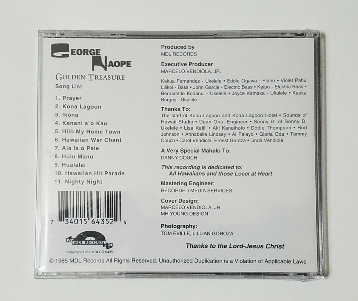 洋楽 AOR CD Hawaii e Naope Golden Treas Naope, George - The Other Side of Hawai'iʻs Golden Treasure