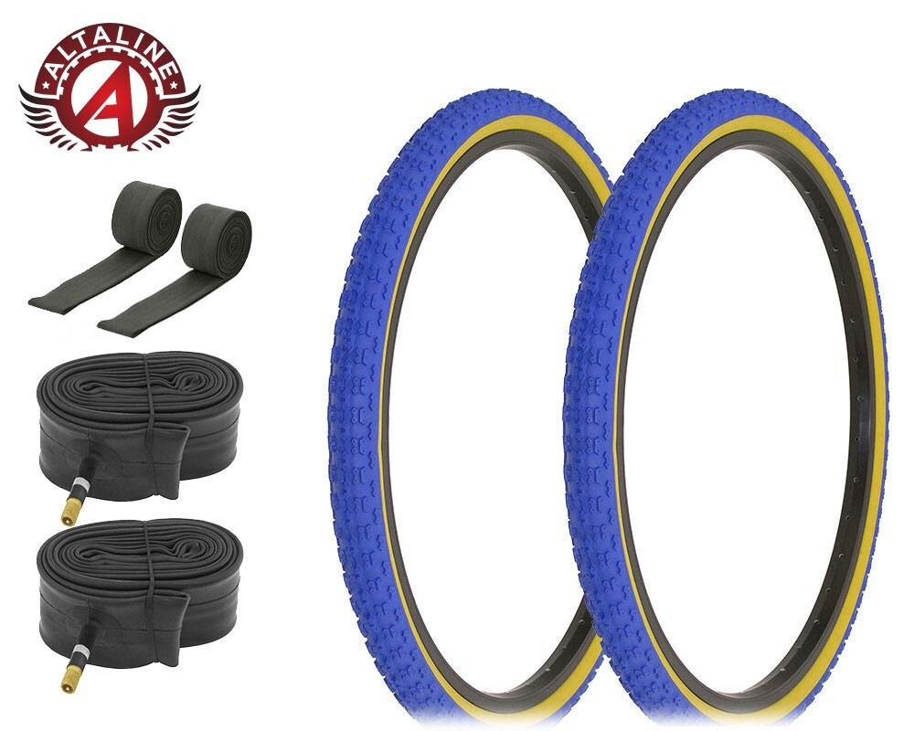 AltaLine Bicycle DURABLE PEROFRMANCE Tires 24"x1.75" COMP III BMX KNOBBY 6pc Set