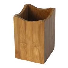 Oceanstar H1347 Bamboo Wood Utensil Holder Wooden Kitchen Tool Storage Brown