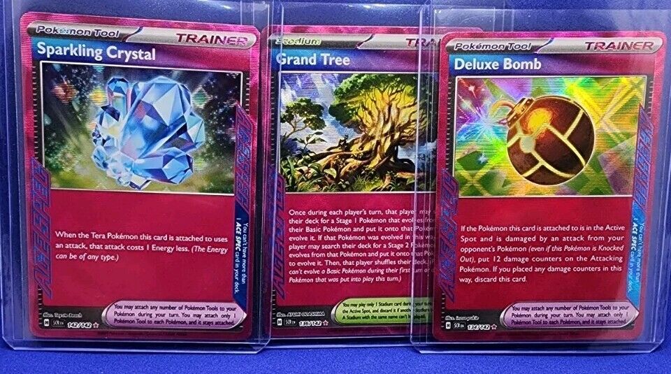 Full Set Ace Spec 134/142 136/142 142/142 Stellar Crown 3 Full Set Ace Spec 134/142 136/142 142/142 Stellar Crown 3